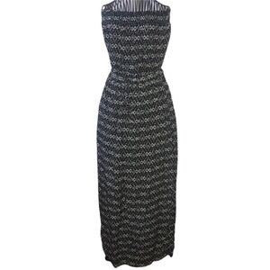 Tura by Vince Camuto black and white maxi dress